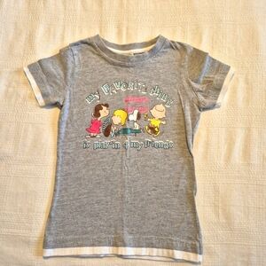 Peanuts character girls or boys size 6X short sleeve shirt VGUC 2011